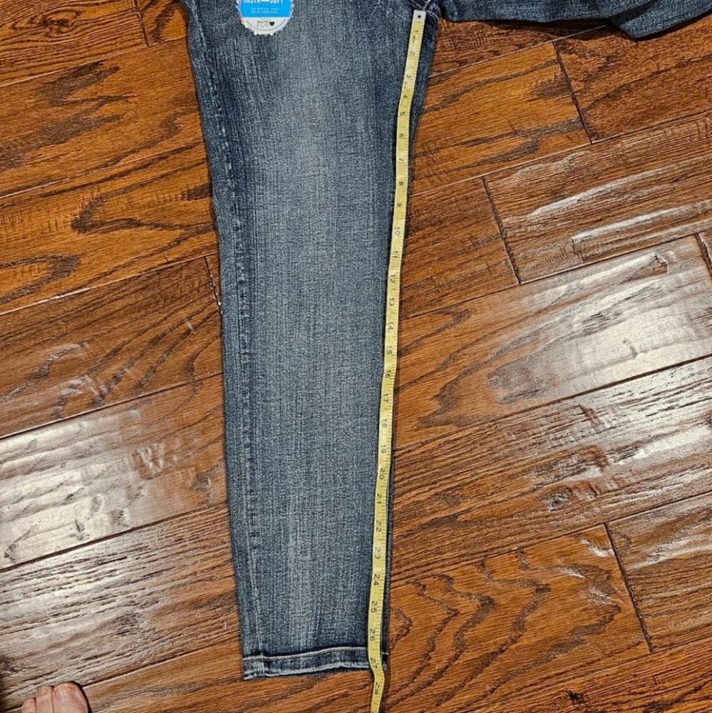 NWT WALLFLOWER Junior's Denim Overalls - Size Large - Picture 9 of 11